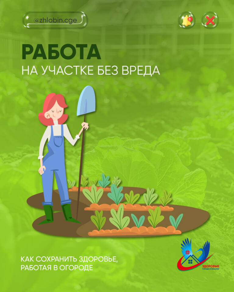 Как работать на приусадебном участке без вреда для здоровья