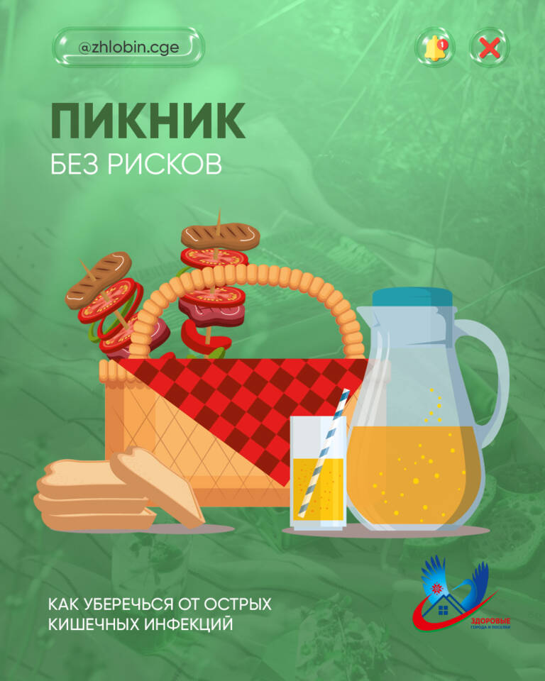 Профилактика острых кишечных инфекций при отдыхе на природе